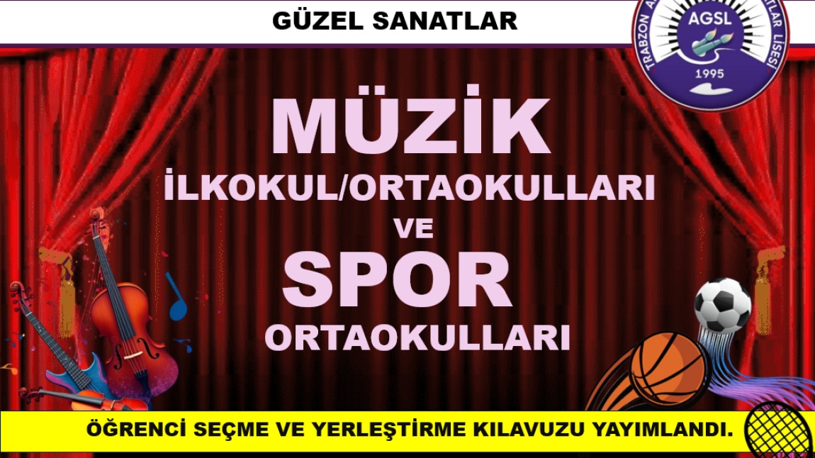 MÜZİK İLKOKUL/ORTAOKULLARI VE SPOR ORTAOKULLARI ÖĞRNCİ SEÇME VE YERLEŞTİRME KLAVUZU YAYIMLANDI.
